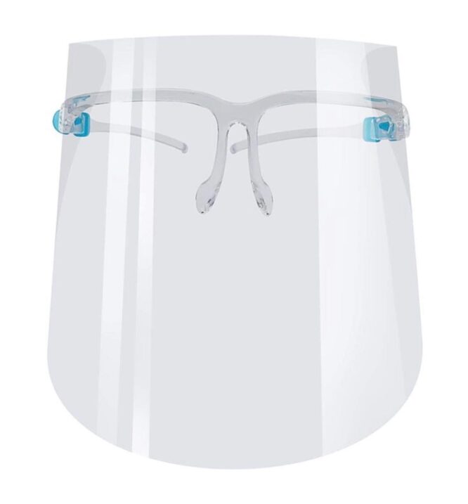 Cubrecara con lentes