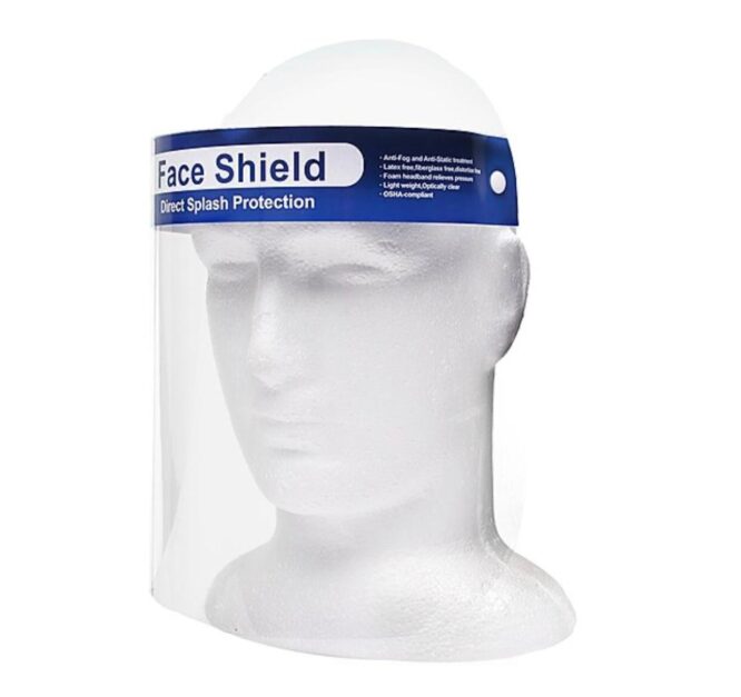 Cubrecara plástico generico (faceshield)