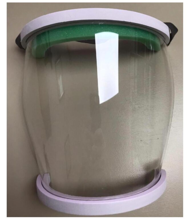 Cubrecara plástico premium (faceshield)