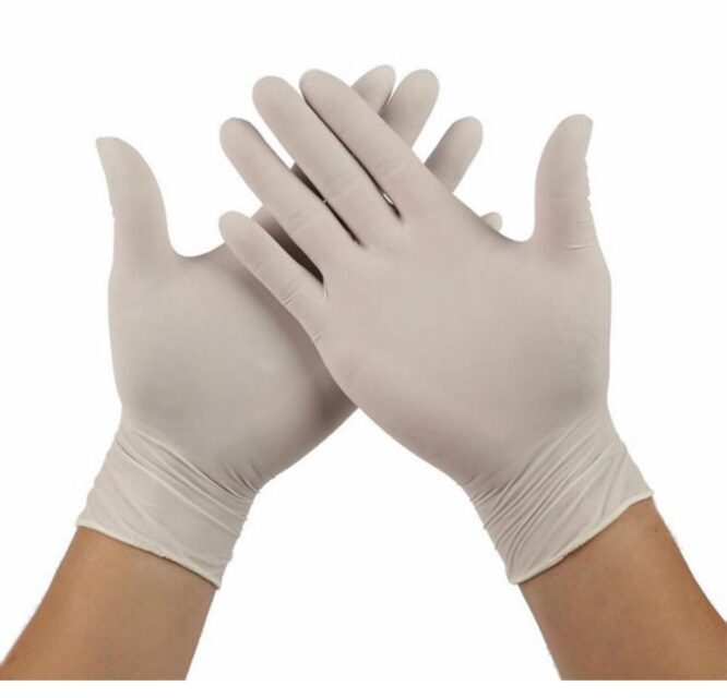 Guantes de látex (caja de 100 und.)
