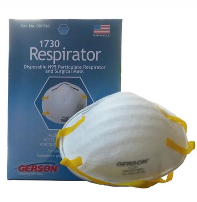 Mascarillas N95 gerson (caja de 20 und.)