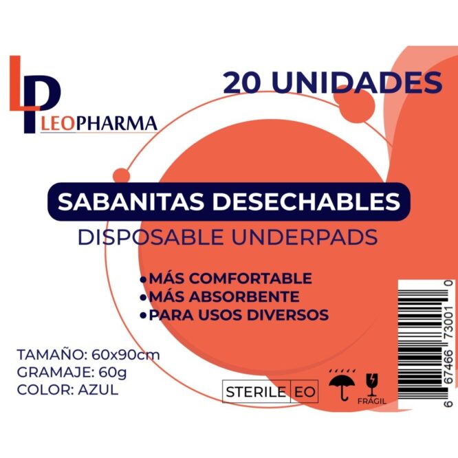Sabanitas desechables (caja 20 und.) - Imagen 2